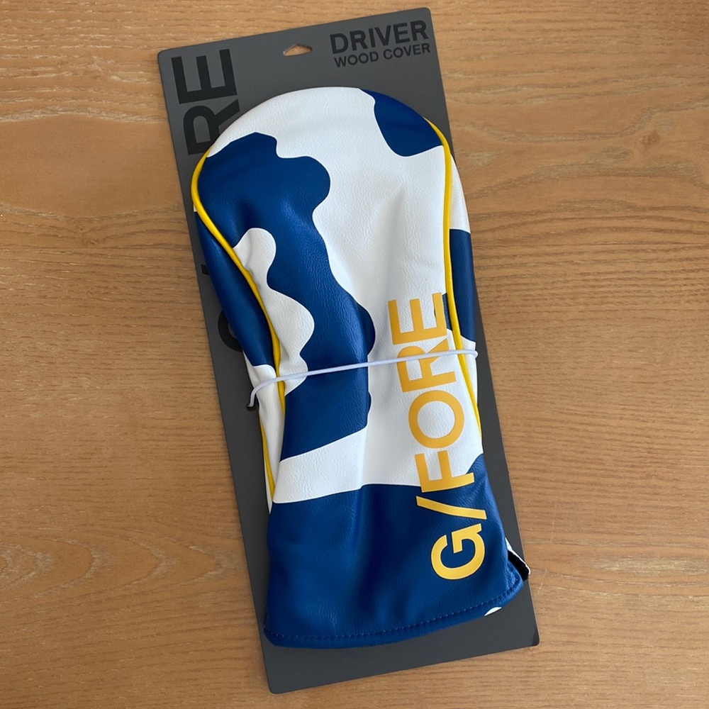G/FORE Camo Velour-Lined Driver Headcover in Ultramarine!